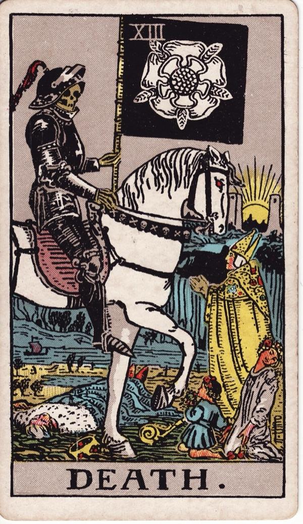 Death, from the 1909 Rider-Waite-Smith deck