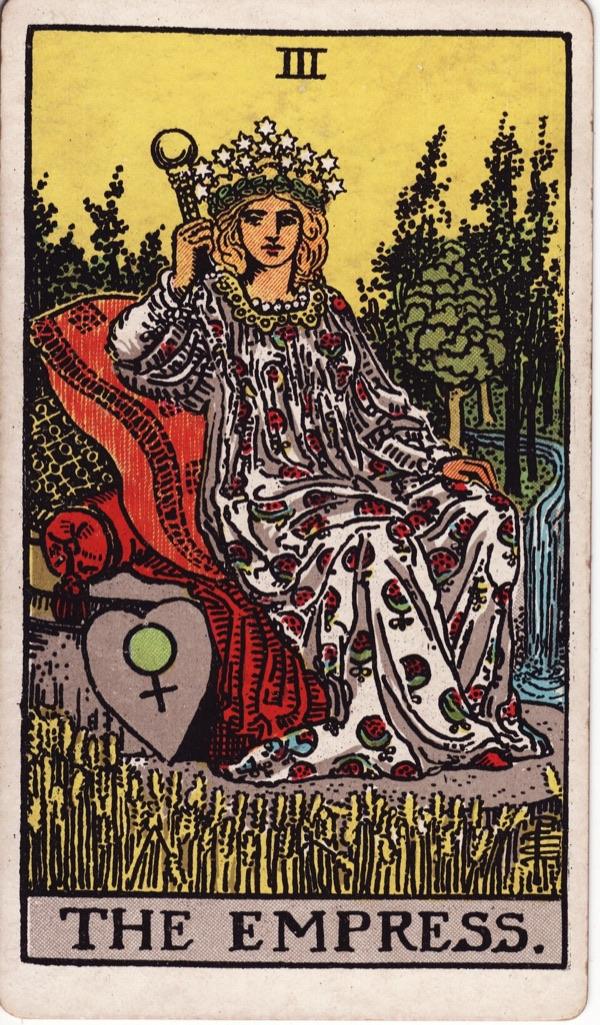The Empress, from the 1909 Rider-Waite-Smith deck