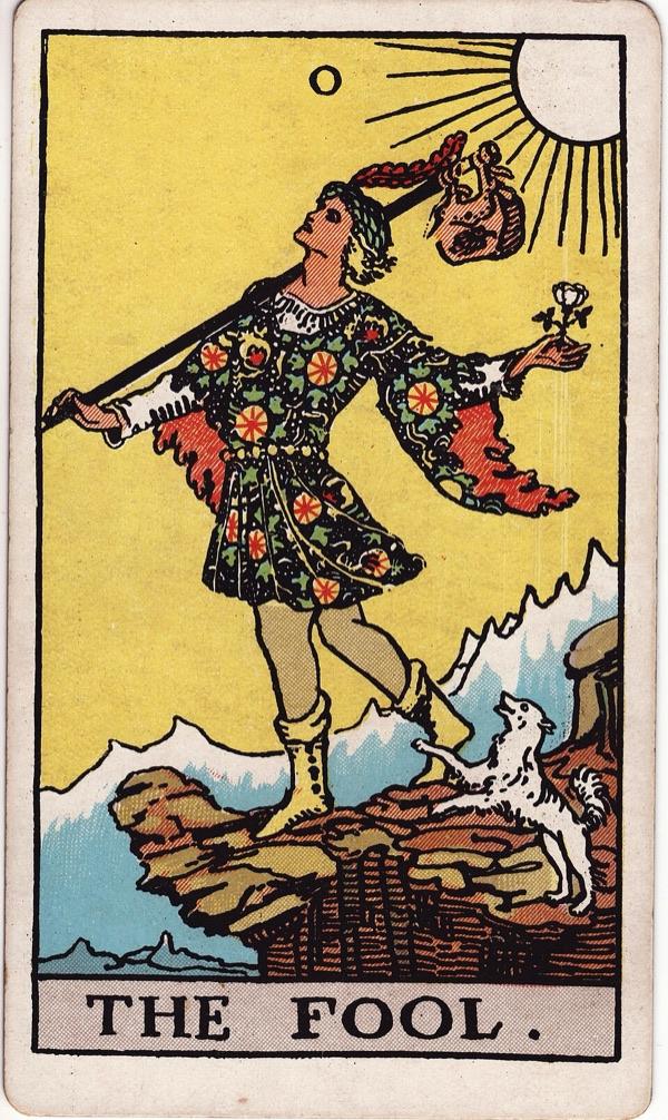 The Fool, from the 1909 Rider-Waite-Smith deck