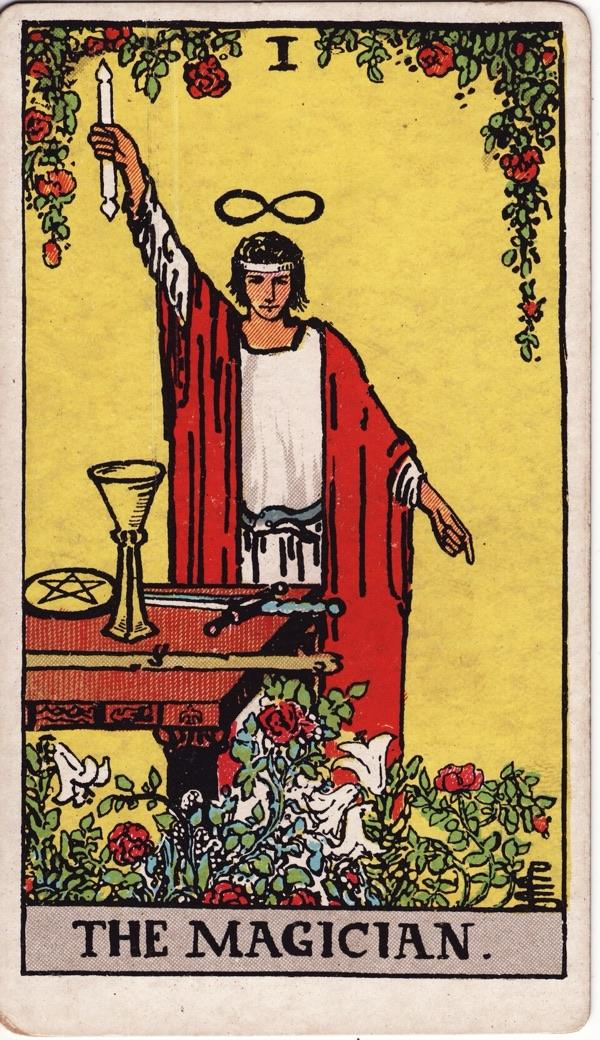 The Magician, from the 1909 Rider-Waite-Smith deck